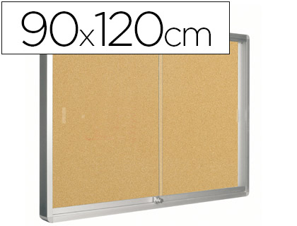 Vitrina de anuncios Q-Connect 900x1200mm. corcho